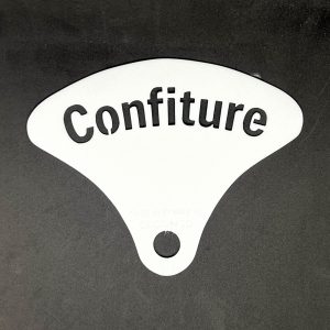 Pochoir à crêpes à la confiture