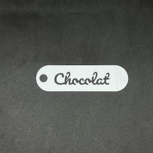Pochoir pour éclairs au chocolat