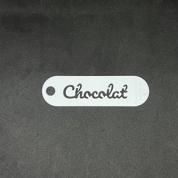 Pochoir pour éclairs au chocolat