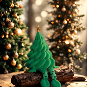 Décoration sapin de Noel articulé vert